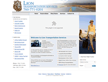 Tablet Screenshot of liontransportationsvcs.com